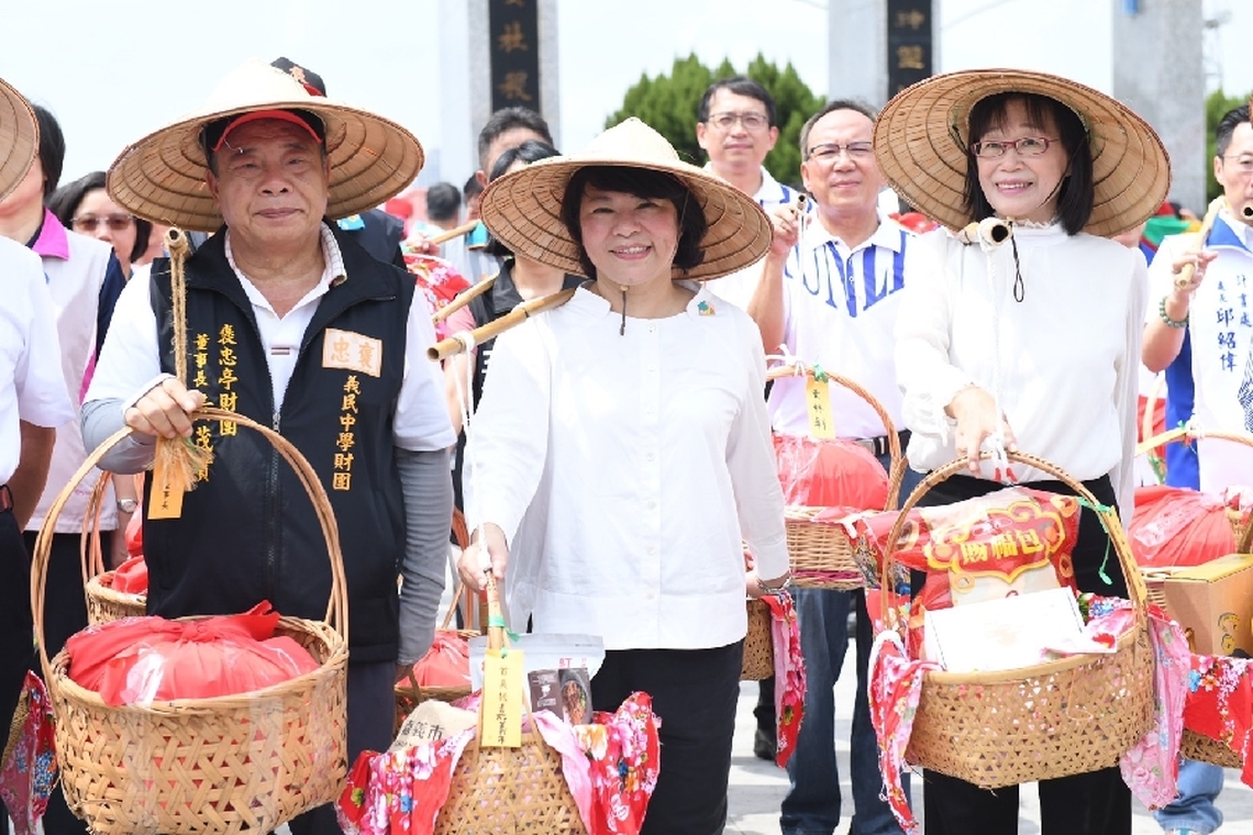 區域合作提升城市量能 嘉義市長黃敏惠參與中臺灣區域治理平台暨義民祭典啟動儀式