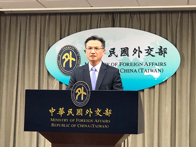 外交部發言人劉永健。圖/張英傑攝