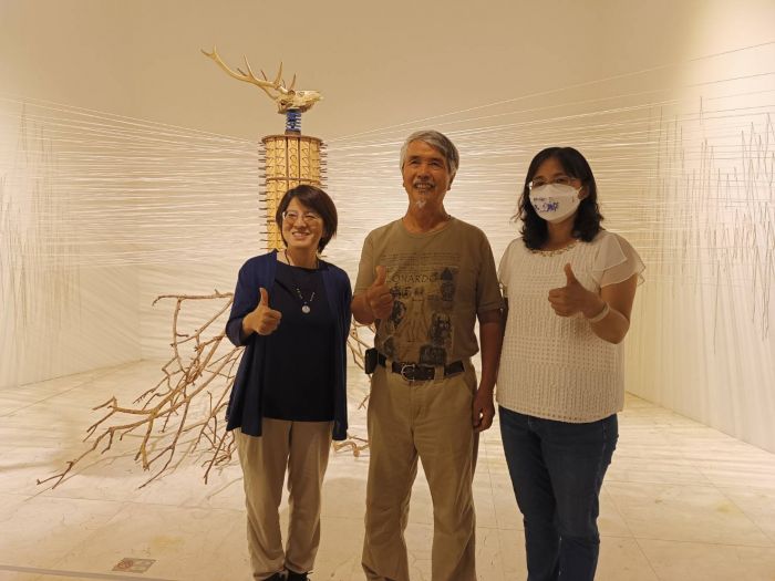 「星海一線情-黃步青個展」呈現藝術家生命厚度 全新裝置藝術〈想飛之鹿〉首亮相