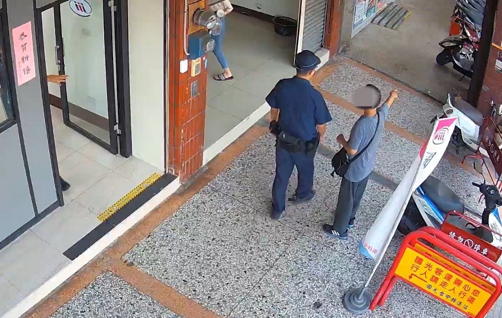▲圖說:向姓男子以為機車失竊,衝到派出所求助 (圖/台中市政府提供)