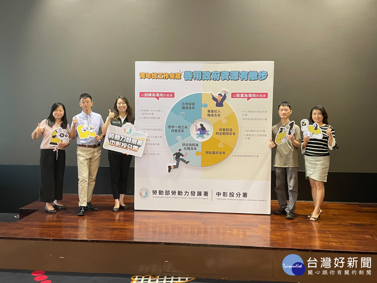 善用政府資源找工作 中彰投分署助2萬青年就業