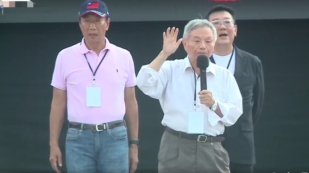 衛生署前署長楊志良出席主流民意大聯盟新竹場造勢。翻攝畫面