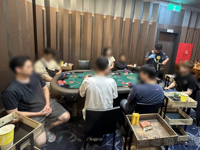 另類桌遊館? 南警破獲「德州撲克」賭場逮10人送辦 70 491167 | 社會 社會 記者爆料網