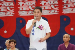 苗栗縣長鍾東錦推崇太極拳優點多多.。(圖/苗栗縣政府提供)