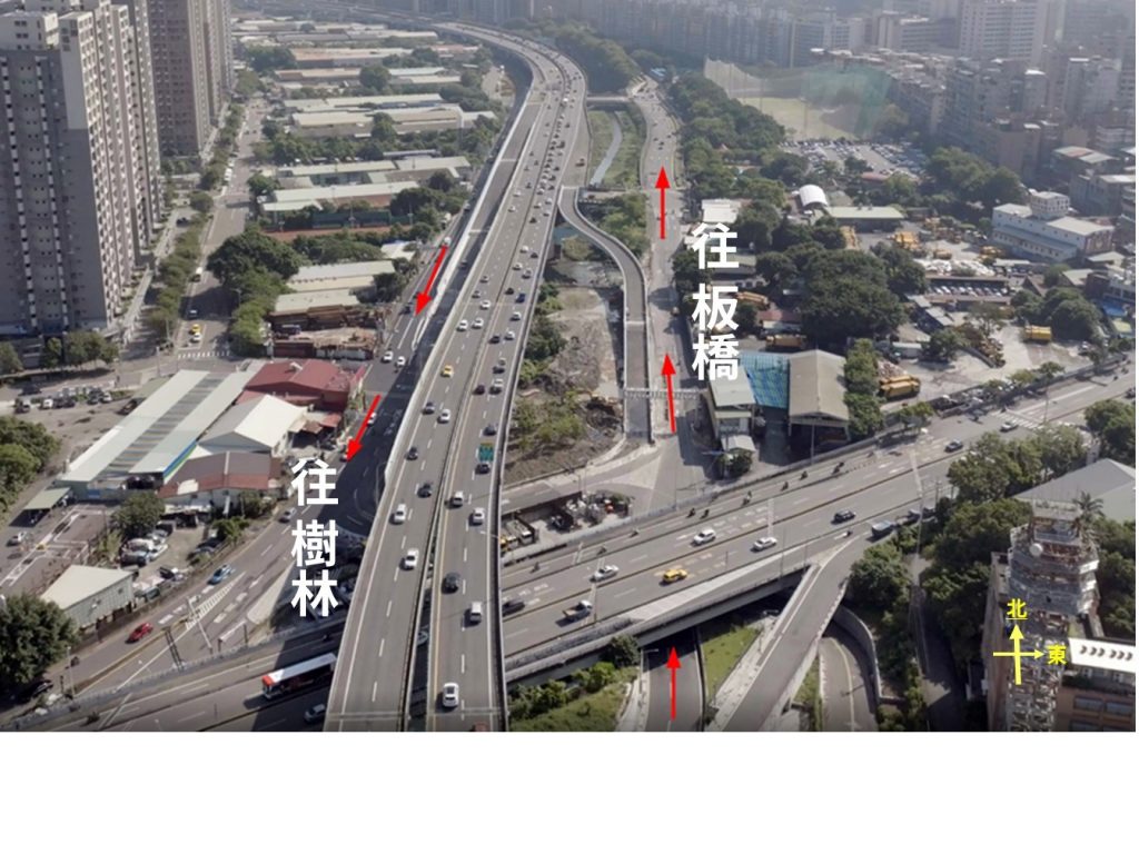 板城路調整為配對單行道照片。(圖/新北市政府)