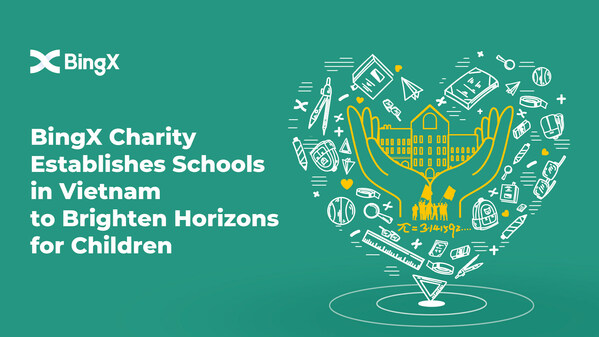 BingX Charity幫助越南當地兒童修建學校