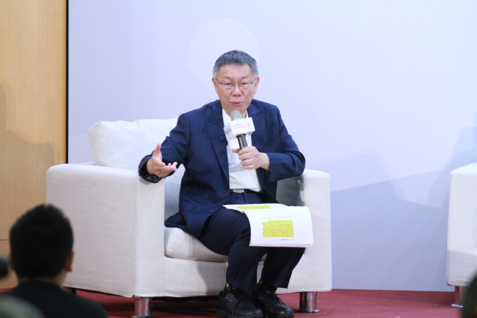 郭台銘宣布參選 民眾黨:柯文哲在野民調最高會努力整合 292 民眾黨總統參選人柯文哲。(方炳超攝)