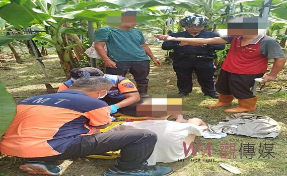 善化警即刻救援　香蕉園內尋獲90歲迷途老人