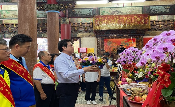 大墓公中元祭典  新北副市長劉和然參拜祈福