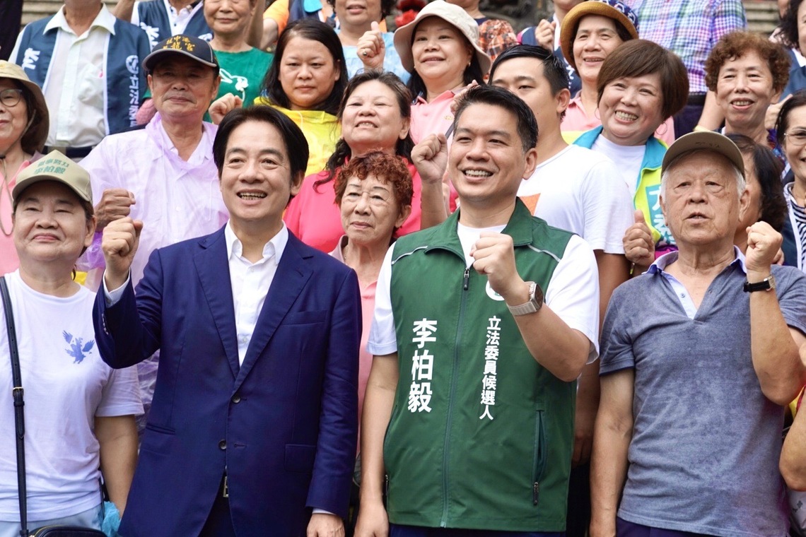 漾新聞|賴清德今午到左營參香 力挺李柏毅搶攻眷村藍營票倉