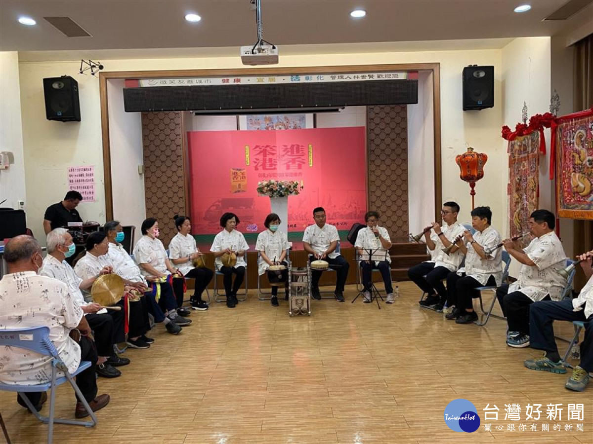 梨春園北管樂團演出。圖/記者鄧富珍翻攝