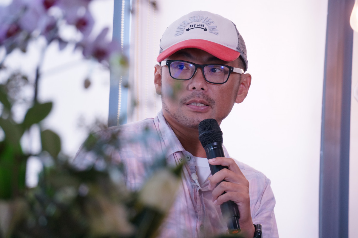 旅行文學作家李桐豪暢談旅行與閱讀。（圖／冠德玉山教育基金會）