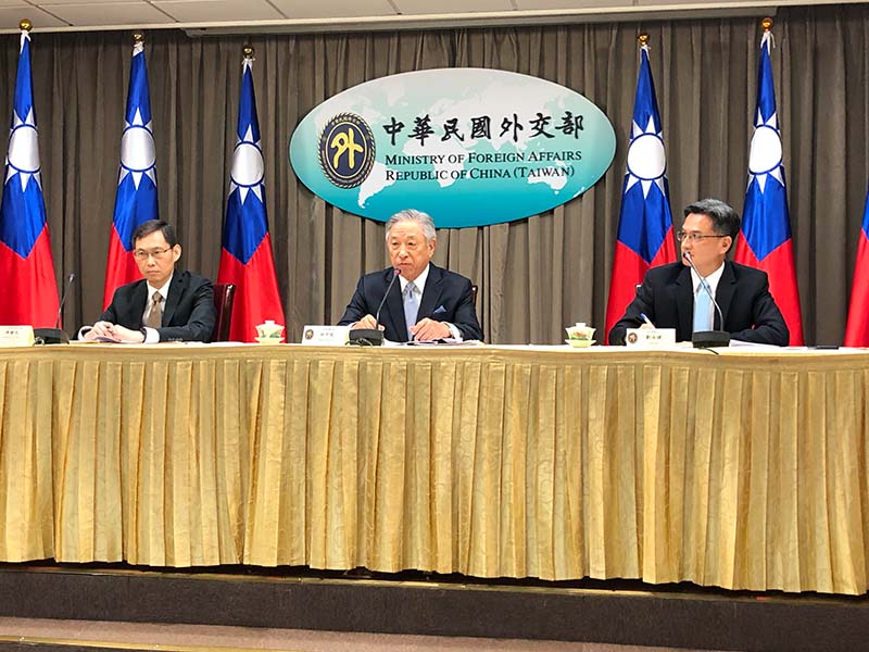 外交部舉辦112年推動參與聯合國案新聞說明會。圖/張英傑攝