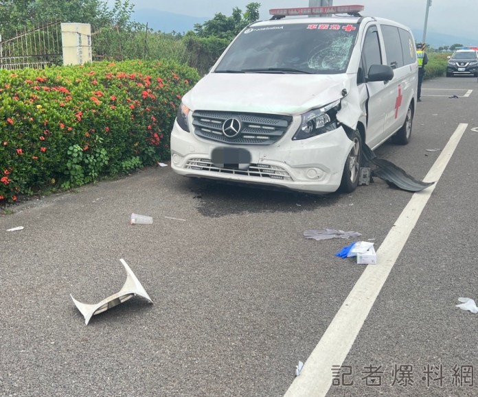 屏東救護車載病患鳴笛過紅燈路口釀車禍! 67歲騎士挨撞傷重不治 68 救護車 車禍