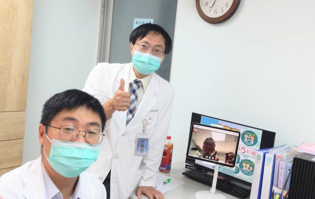 梨山衛生所與中山醫學大學附設醫院神經內科遠距復健會診。（圖：衛福部健保署）