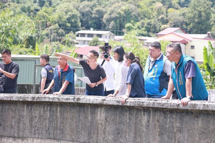 許淑華會勘竹山鹿谷17處農水路 允撥2600餘萬元改善