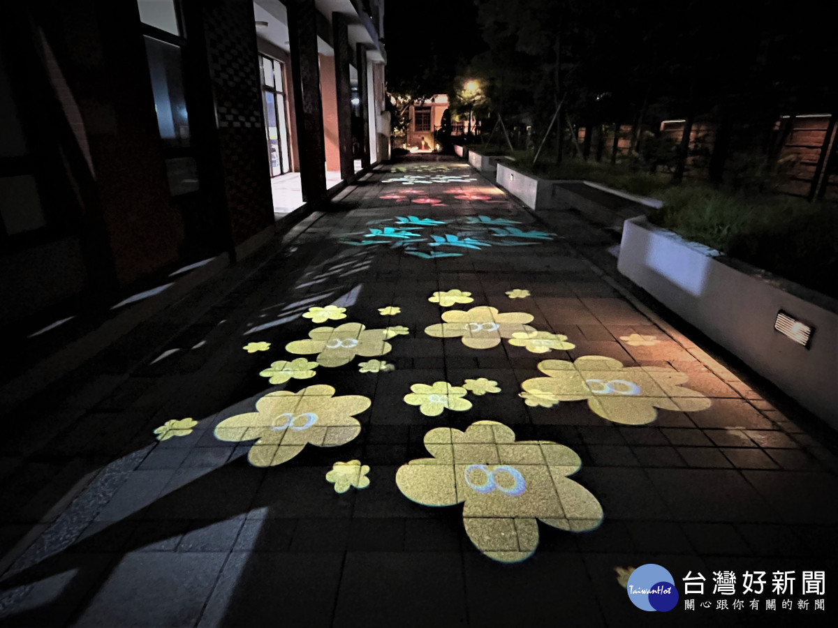 龍星市民活動中心營造可愛的「植物精靈派對」光環境。<br /><br />