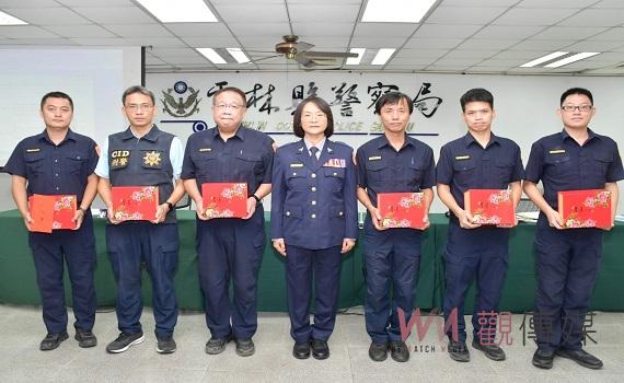 北港警與刑大破獲毒品製作場所 警副局長頒獎表揚提振員警士氣