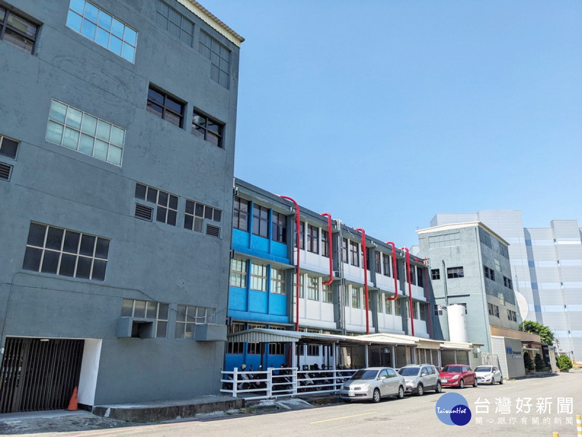 ▲前鎮科技產業園區新盛力科技股份有限公司提升廠房安全及外觀。