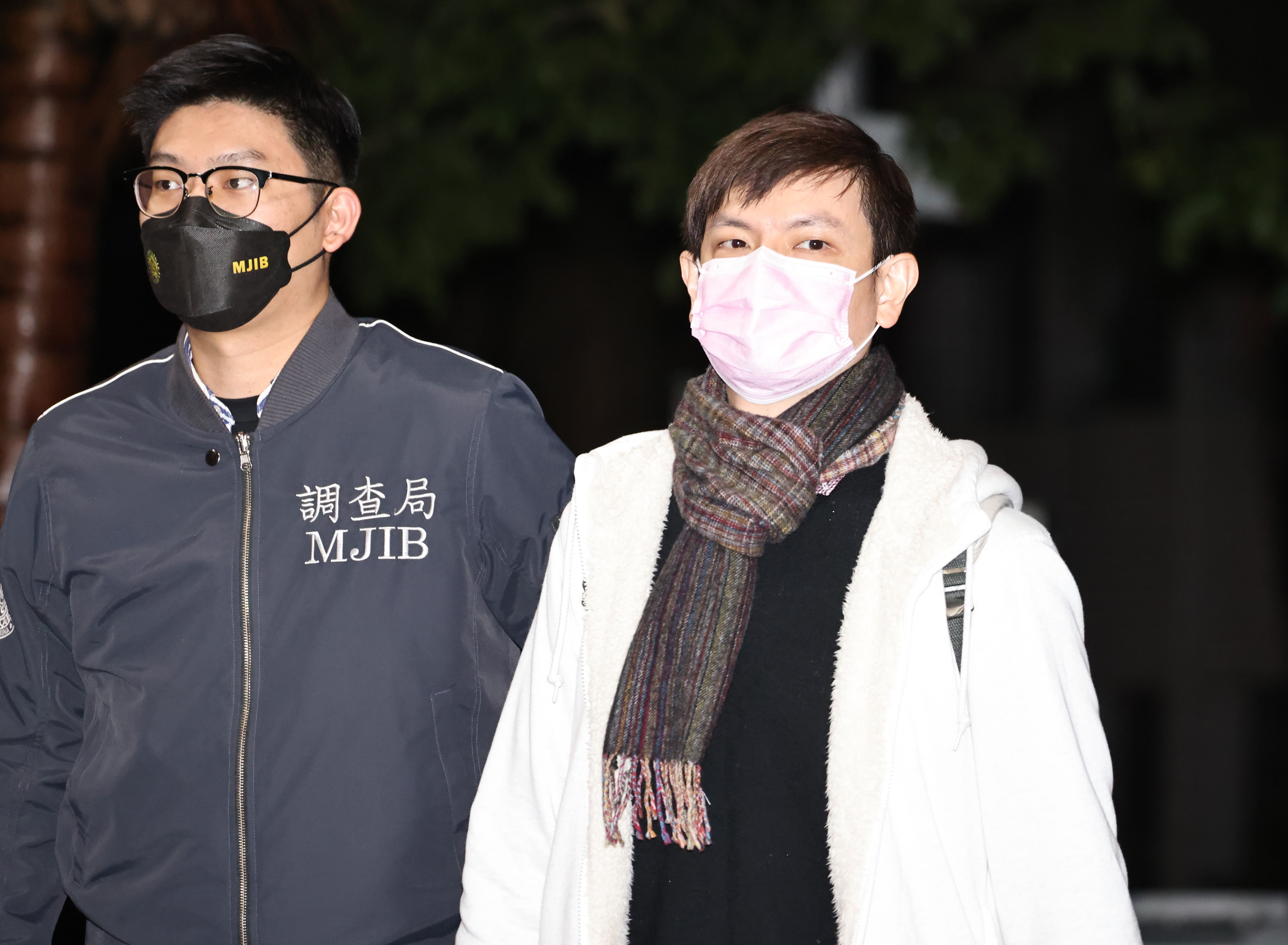 高虹安男友李忠庭（右）在詐領助理費案中不起訴確定。資料照片／林啟弘攝