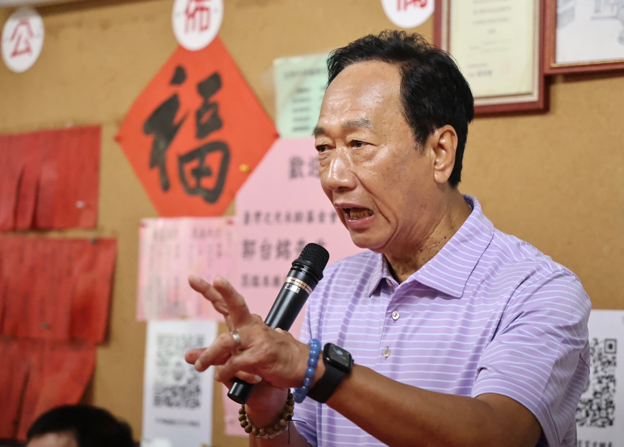 鴻海創辦人郭台銘。林啟弘攝