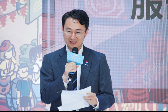 日本台灣交流協會副代表服部崇:希望藉著【2023精采臺灣.城鄉厚禮】主題展,讓台灣朋友體驗日本名產的魅力!