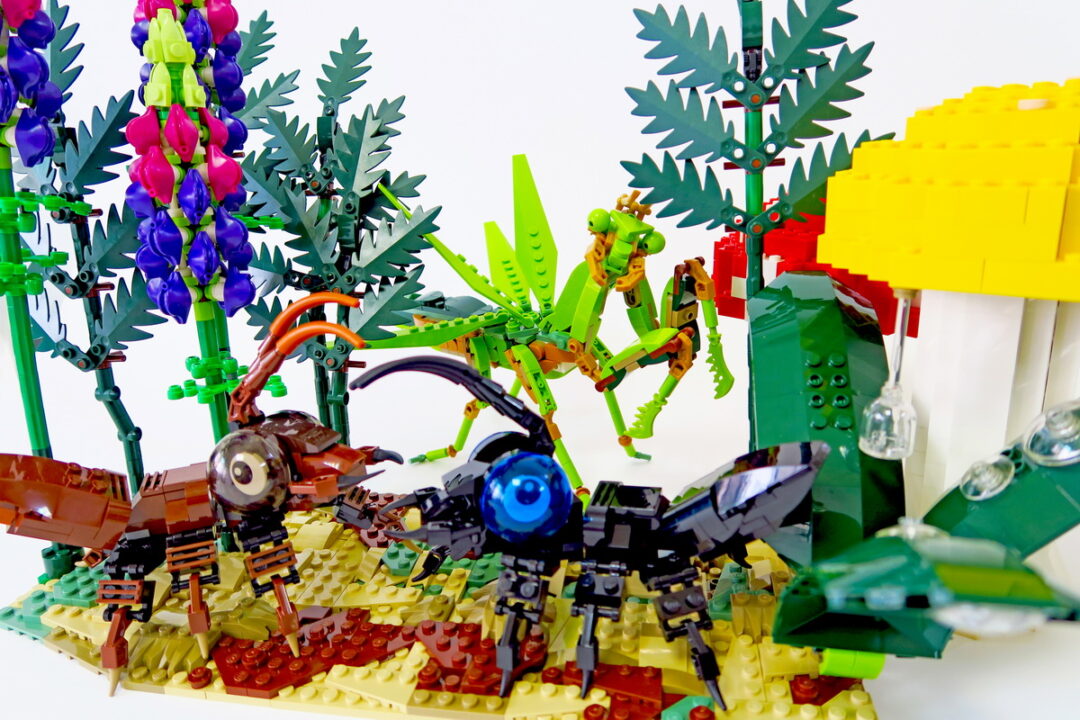 天才画家　速水御舟作品集大作編　便利堂監修NO  17   【昆虫二題葉蔭魔手】 1圖說：LEGO_Ideas系列「21342