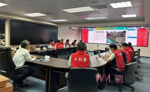 海葵颱風直奔北部 水利署長視察石門水庫指示確保安全及穩定供水