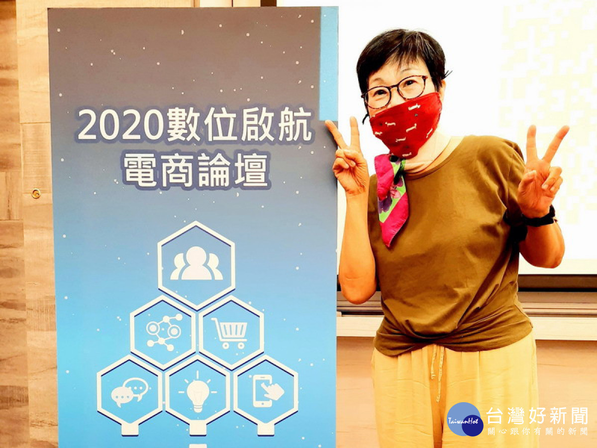 ▲黃鈴惠70歲才創業，重啟自己的精彩人生。