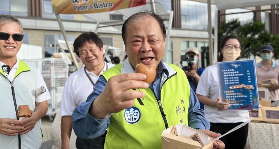 陳光復參加「小澄埕 No.168」市集 響應環保 與民眾同樂