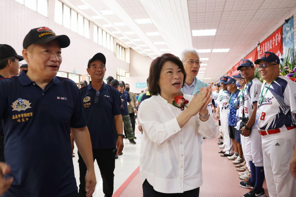 市長為選手加油