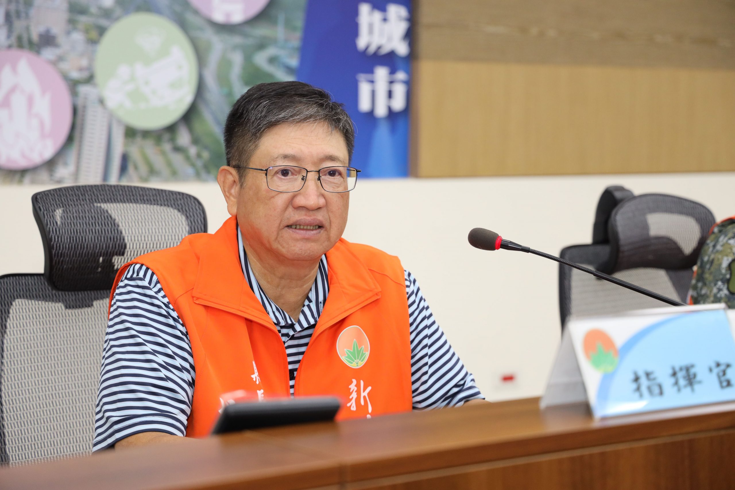 竹縣災害應變中心改為二級開設　楊文科指示6點防颱事項