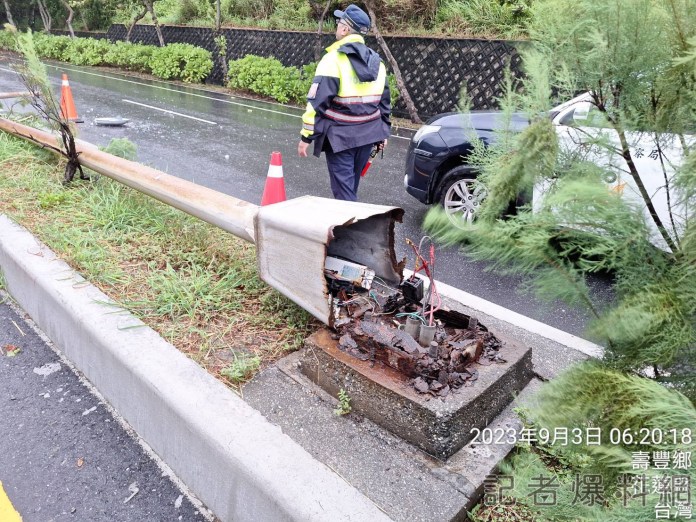 花蓮感受「海葵」狂風豪雨 帳篷快被吹掀、台11線2處路燈倒 54 124909 | 生活 生活 記者爆料網