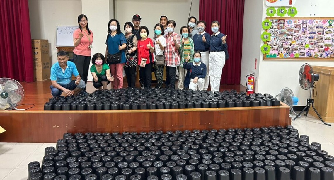 台南登革熱志工自製4千產卵誘集桶減蚊