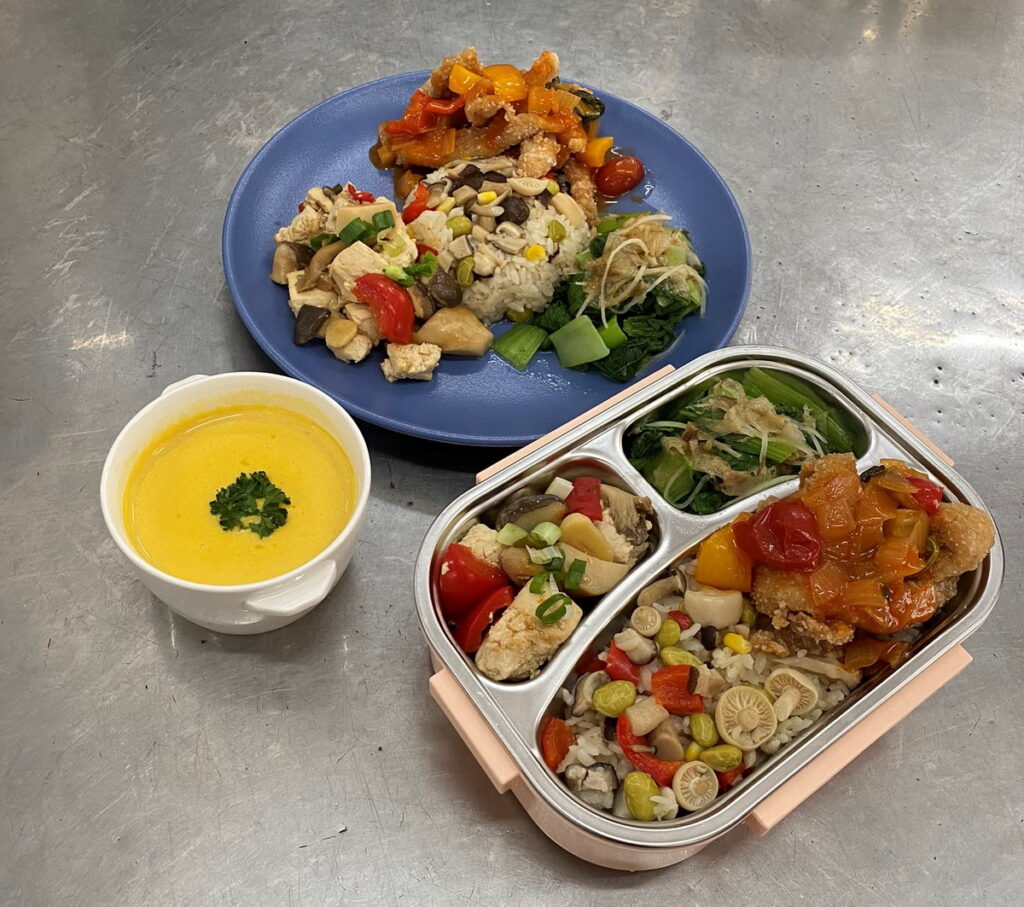 ▲ 灃食主廚到我家提供創新菜色,讓孩子吃到不同滋味。