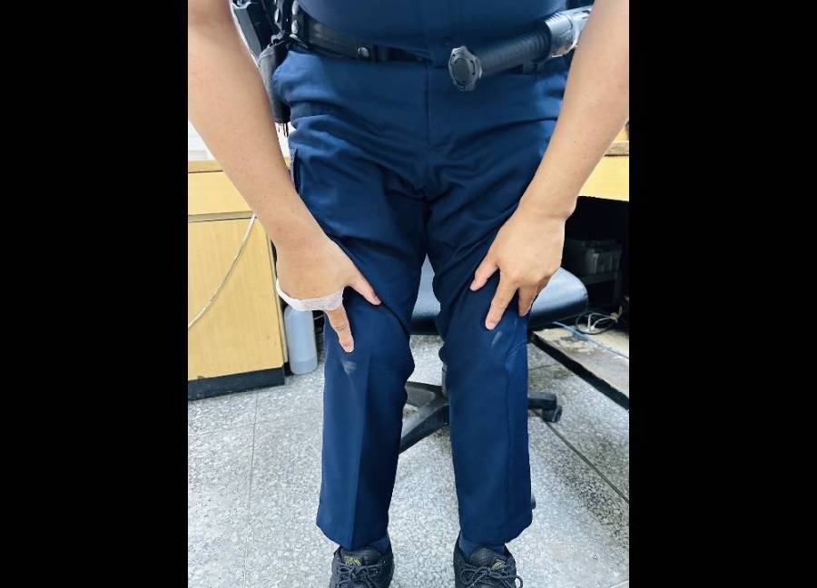 通緝犯遇臨檢加速衝撞員警 柔道技護身倒法警滾引擎蓋保命 212 cnews204230903a04