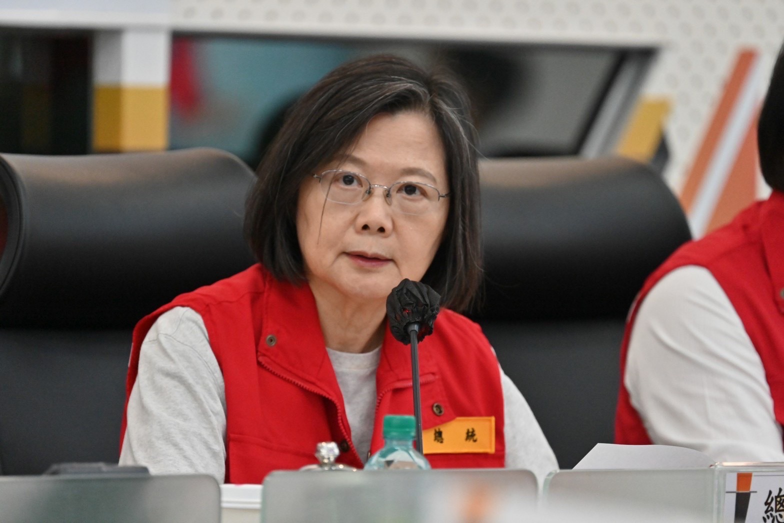視察中央災害應變中心　總統：中央地方齊心協力防颱　嚴陣以待、守護國人安全