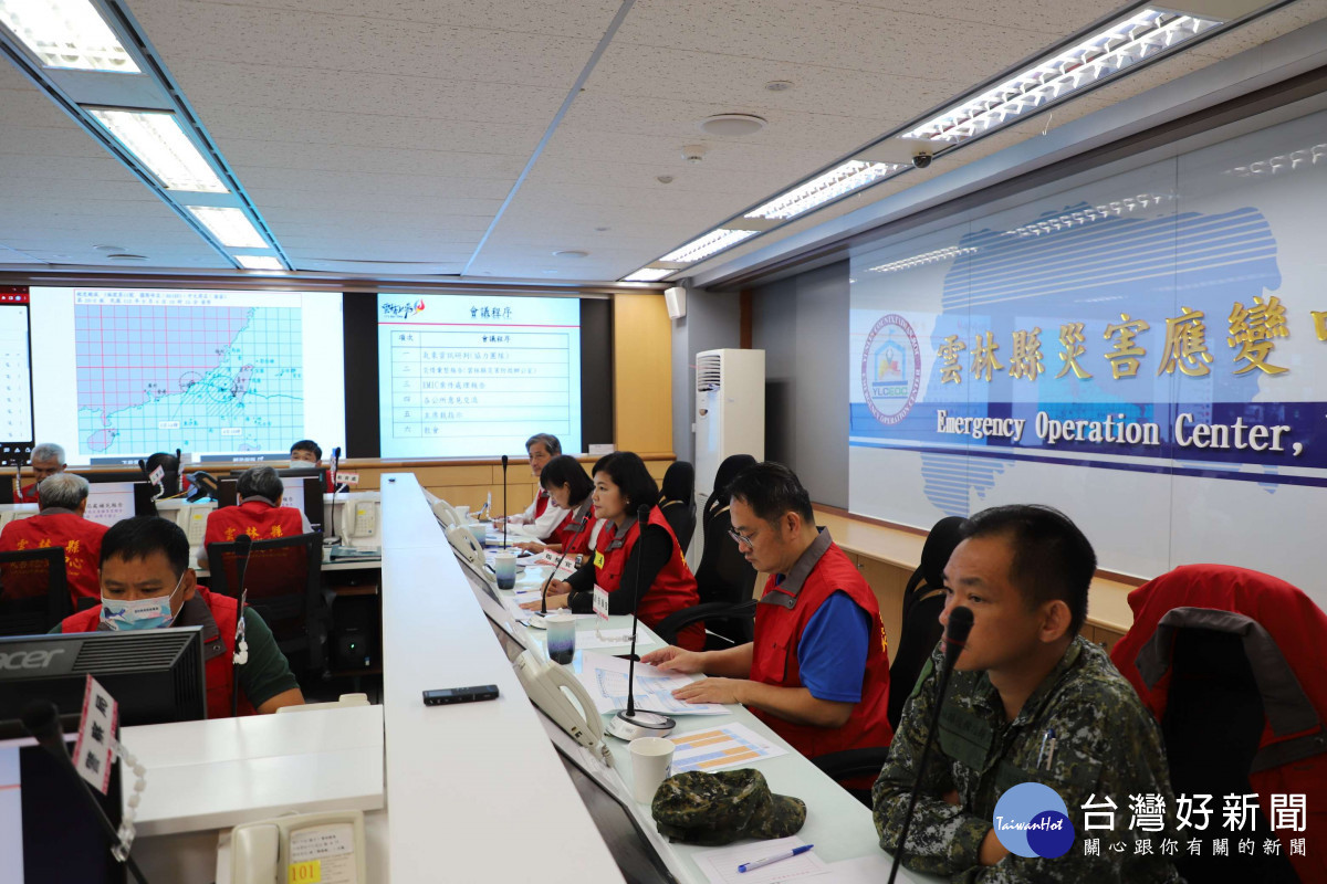 張麗善指出，海葵颱風雖逐漸遠離，各單位仍須留意西南氣流後續影響，隨即應變處置／雲林縣政府提供