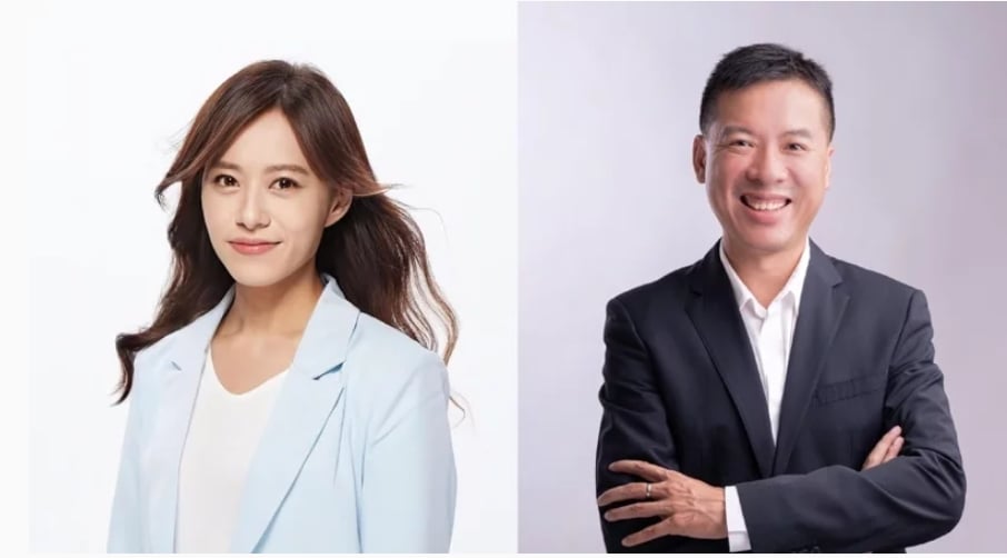  城市行銷處長將由原民政處長嚴翊琦（右）接任，民政處長一職則由市府發言人施淑婷（左）接任。圖／市府提供