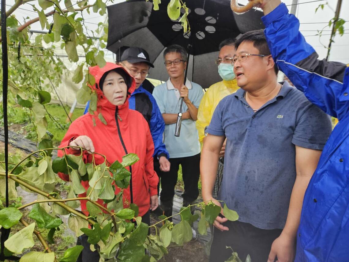 海葵颱風屏縣撤離千人 周春米鞠躬感謝部落族人配合 屏北作物受創嚴重 籲請農友善用app加速申報作業