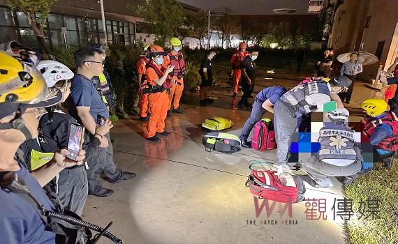 快訊／高雄鼓山漁市場1男子跳海  警消、民搜隊到場救援
