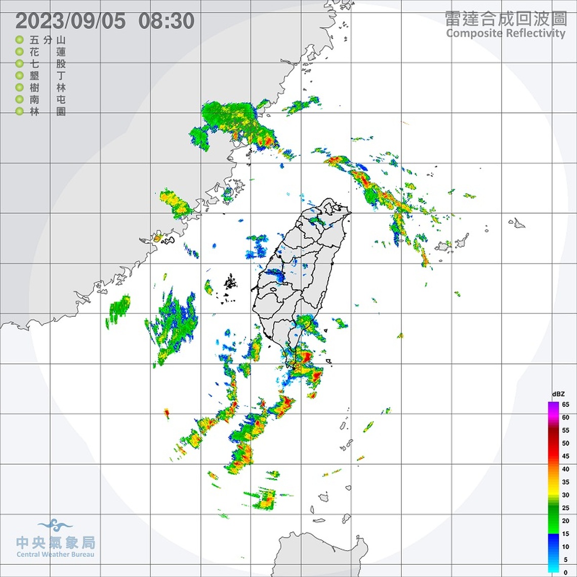週二颱風影響各地有雨 中部以北午後防豪大雨