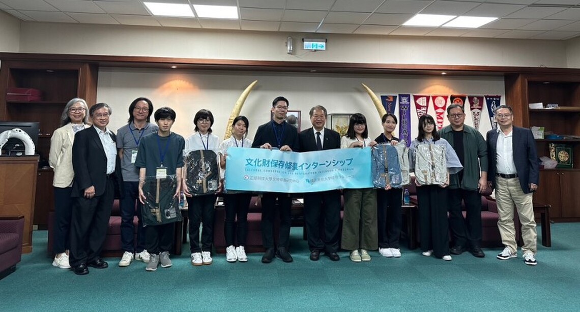 正修文物修護功夫了得 橫濱美術大學師生前來見習