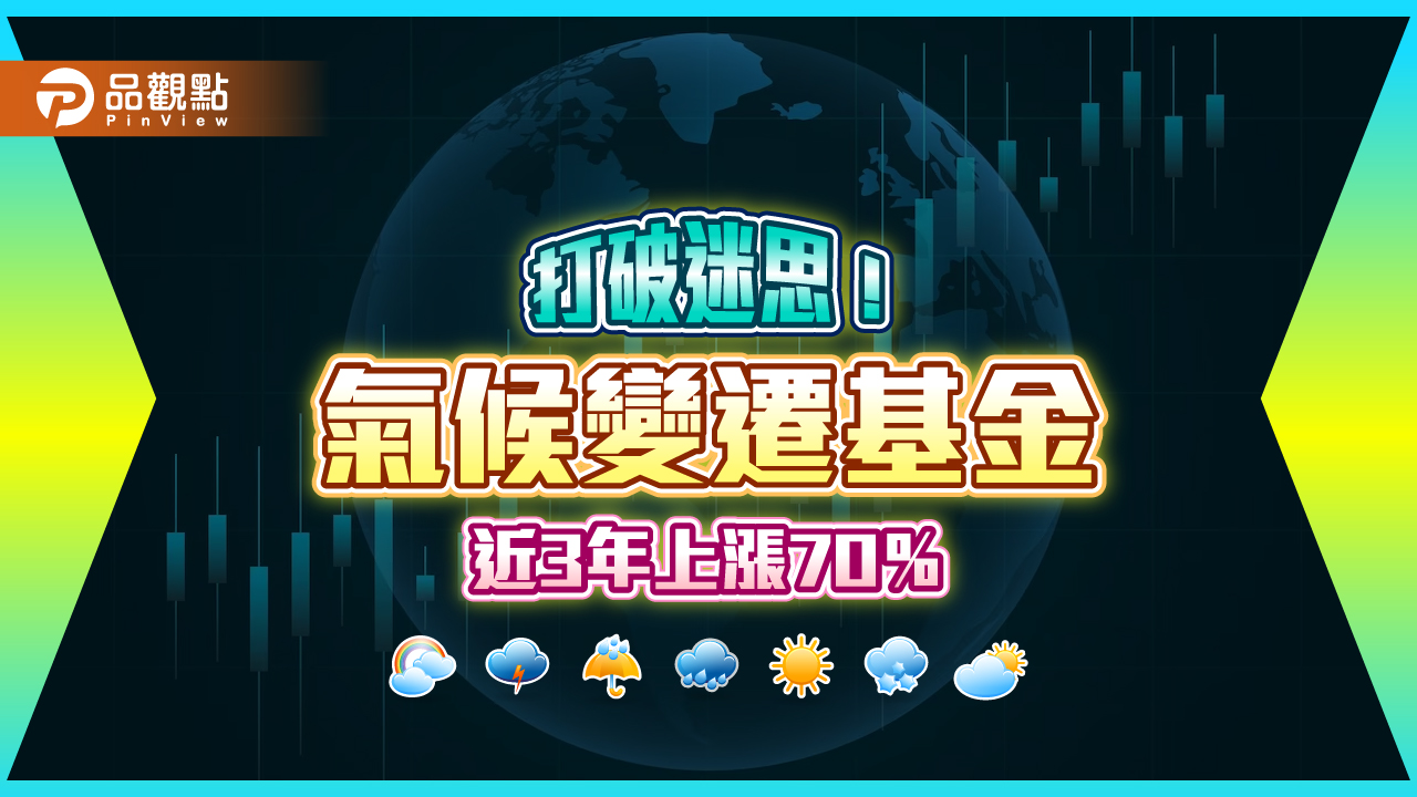 「氣候變遷基金」好猛!5年多績效翻倍 專家曝關鍵