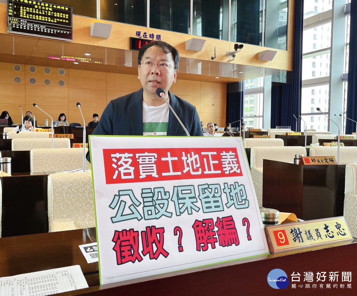 台中市議員謝志忠。