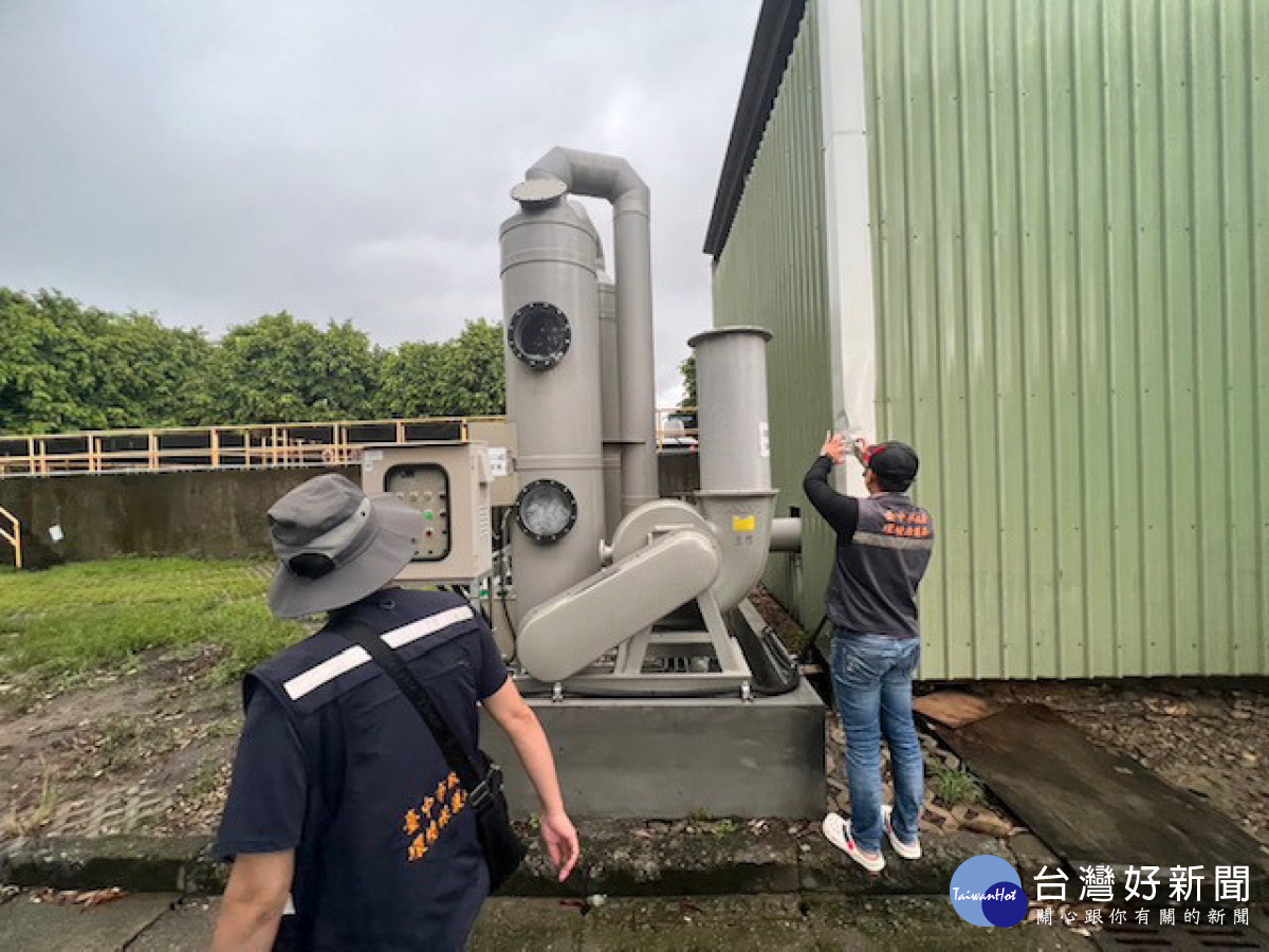 環保局人員測試。林重鎣