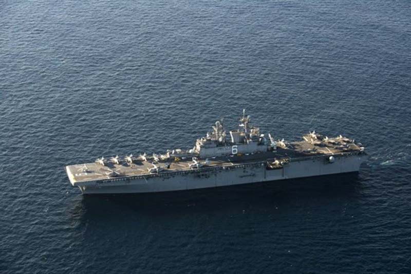 美軍兩棲攻擊艦美利堅號(USS America)。圖/取自美軍陸戰隊官網