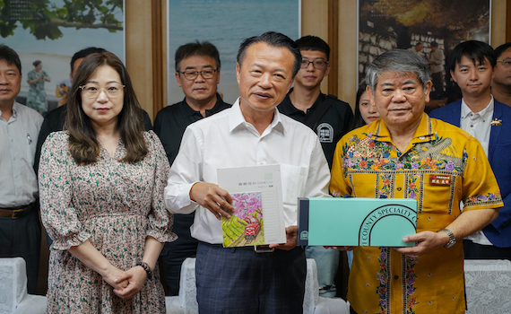 五星翁縣長領五星咖啡業到沖繩辦分享　深受日方肯定場面熱鬧