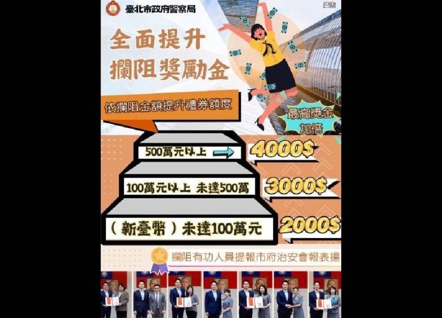 暑假不打烊 北市警斬手專案查緝詐欺車手276人 211 CNEWS204230908a02