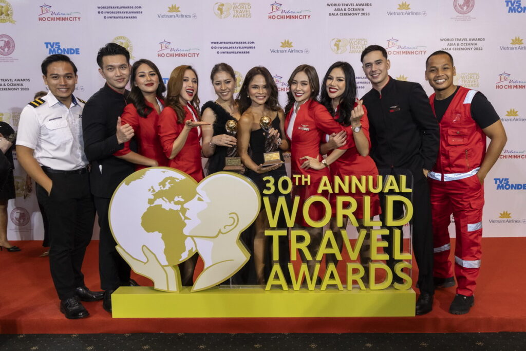 AirAsia 連續第八年奪得世界旅遊大獎(WTA) 「亞洲領先低成本航空公司奬」